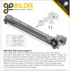 מנוע סרוו (סטנדרטי) סדרת 2000 של goBILDA - דגם 25-503 (מהירות, 5 סיבובים)