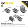 מנוע סרוו (סטנדרטי) סדרת 2000 של goBILDA - דגם 25-503 (מהירות, 5 סיבובים)