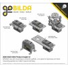 מנוע סרוו (סטנדרטי) סדרת 2000 של goBILDA - דגם 25-504 (סופר מהירות, 5 סיבובים)