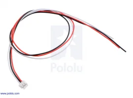 תמונה של מוצר מחבר JST-ZH 3-pin עם חוטים