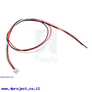 מחבר JST-ZH 3-pin עם חוטים