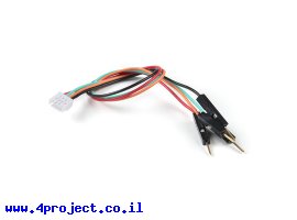 תמונה של מוצר מחבר JST-GH 4-pin לזכר Dupont