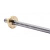 בורג הנעה 8mm ACME, תנועה של 2 מ"מ לסיבוב – אורך 200 מ”מ (סין)