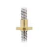 אום לבורג הנעה 8mm, תנועה של 2 מ"מ לסיבוב - חורים ללא הברגה (סין)
