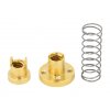 אום לבורג הנעה 8mm, תנועה של 2 מ"מ לסיבוב - קפיץ למניעת backlash (סין)