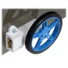 מנוע מיני פלסטי 150rpm @ 4.5V דגם HP עם ציר אחורי - ישר