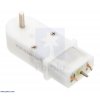 מנוע מיני פלסטי 120rpm @ 4.5V דגם LP עם ציר אחורי - ישר