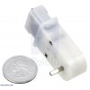 מנוע מיני פלסטי 120rpm @ 4.5V דגם LP עם ציר אחורי - ישר