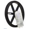 מנוע מיני פלסטי 120rpm @ 4.5V דגם LP עם ציר אחורי - ישר