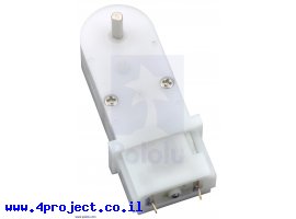 תמונה של מוצר מנוע מיני פלסטי 150rpm @ 4.5V דגם HP - ישר