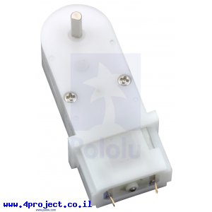 מנוע מיני פלסטי 150rpm @ 4.5V דגם HP - ישר