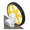 מנוע מיני פלסטי 120rpm @ 4.5V דגם LP עם ציר אחורי - זווית