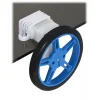 מנוע מיני פלסטי 120rpm @ 4.5V דגם LP עם ציר אחורי - זווית