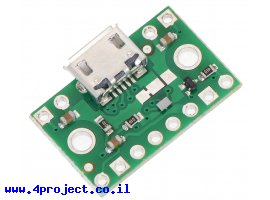 תמונה של מוצר כרטיסון עם בורר מתח FPF1320 וחיבור USB MicroB