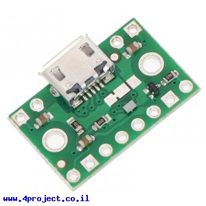 כרטיסון עם בורר מתח FPF1320 וחיבור USB MicroB