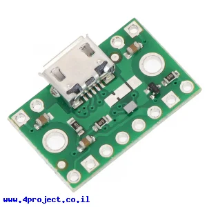 כרטיסון עם בורר מתח FPF1320 וחיבור USB MicroB