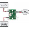 כרטיסון עם בורר מתח FPF1320 וחיבור USB MicroB