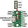 כרטיסון עם בורר מתח FPF1320 וחיבור USB MicroB