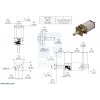 מנוע מיקרו HP עם ציר אחורי 120rpm @ 6v