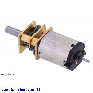 מנוע מיקרו HPCB עם ציר אחורי 130rpm @ 12v