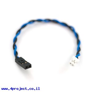מחבר גישור 2 נקבה ל-JST 2 pin
