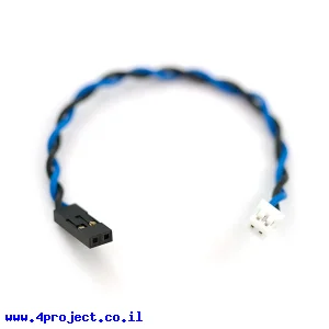 מחבר גישור 2 נקבה ל-JST 2 pin