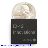 קורא RFID ID-12 למערכת 125KHz