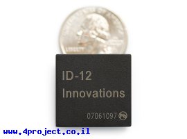 תמונה של מוצר קורא RFID ID-12 למערכת 125KHz