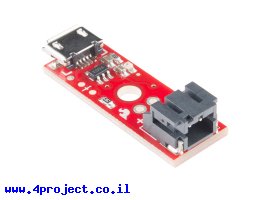 תמונה של מוצר מטען סוללות LiPoly תא אחד בסיסי - microUSB