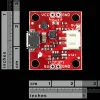 מטען סוללות LiPoly תא אחד + ממיר מתח 3.3/5V - גרסה קודמת