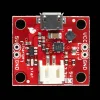 מטען סוללות LiPoly תא אחד + ממיר מתח 3.3/5V - גרסה קודמת