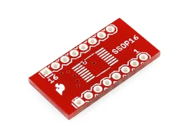 תמונה של מוצר כרטיסון מתאם בין SSOP ל-DIP 16pin