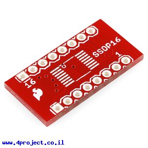 כרטיסון מתאם בין SSOP ל-DIP 16pin