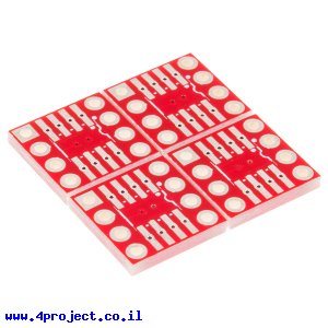 כרטיסון מתאם בין SOIC ל-DIP 8pin - חבילה של 4