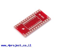 תמונה של מוצר כרטיסון מתאם בין SOIC ל-DIP 28pin