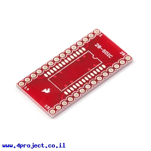 כרטיסון מתאם בין SOIC ל-DIP 28pin