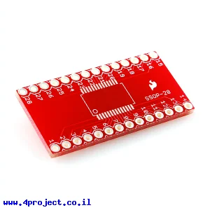 כרטיסון מתאם בין SSOP ל-DIP 28pin
