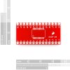 כרטיסון מתאם בין SSOP ל-DIP 28pin