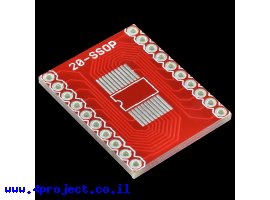 תמונה של מוצר כרטיסון מתאם בין SSOP ל-DIP 20pin