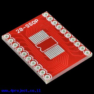 כרטיסון מתאם בין SSOP ל-DIP 20pin