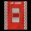 כרטיסון מתאם בין SSOP ל-DIP 20pin
