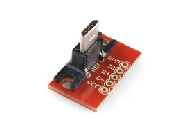 תמונה של מוצר כרטיסון עם מחבר USB MicroB זכר