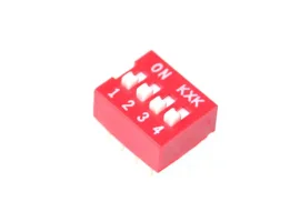 תמונה של מוצר מפסק DIP עם 4 מצבים