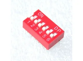 תמונה של מוצר מפסק DIP עם 6 מצבים