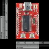 כרטיס פיתוח PIC - 18F2553 USB Bit Whacker