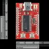 כרטיס פיתוח PIC - 18F2553 USB Bit Whacker