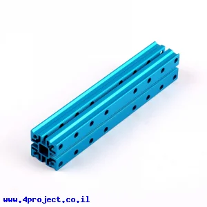 פרופיל אלומיניום 24x24 מ"מ - אורך 136 מ"מ