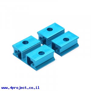 פרופיל אלומיניום 8x24 מ"מ - אורך 16 מ"מ