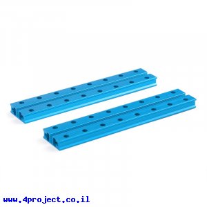 פרופיל אלומיניום 8x24 מ"מ - אורך 128 מ"מ