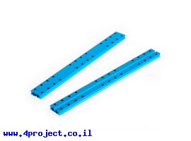 תמונה של מוצר פרופיל אלומיניום 8x24 מ"מ - אורך 256 מ"מ